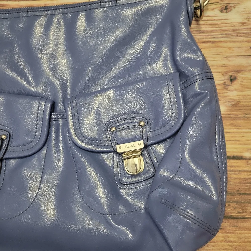 Coach  Daisy Liquid Gloss Patent Leather Crossbody